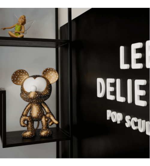 法国Leblon Delienne MICKEY SPARKLING 米奇 摆件装饰礼物 40 cm